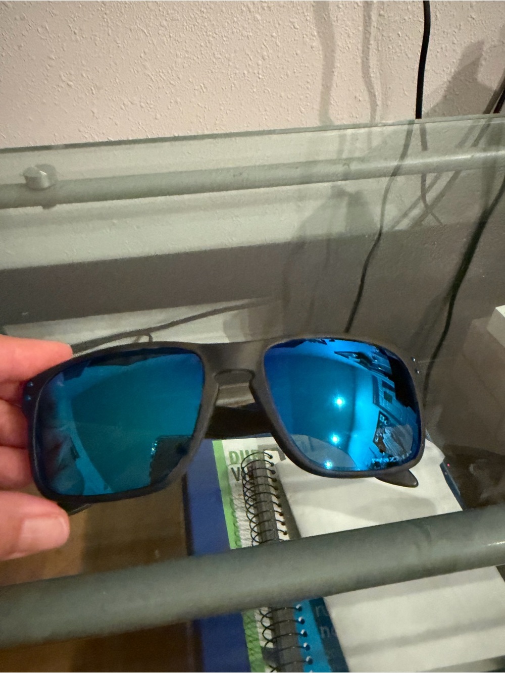 Oakley Holbrook Sunglasses with Blue Lenses